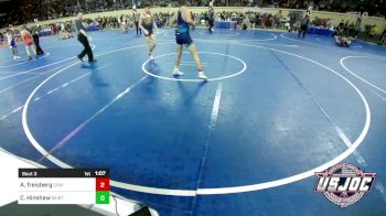 132 lbs Round Of 32 - Austin Freisberg, Caney Valley Wrestling vs Cade Hinshaw, Mustang
