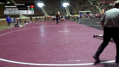 141 lbs Quarterfinal - Mauro Michel, Life University vs Mikai Brinson, Unattached