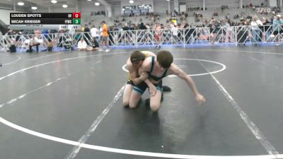 160 lbs Rr Rnd 2 - Louden Spotts, Buffalo Valley Black - HSB vs Micah Krieger, Faith & Fellowship Wrestling Club - HSB