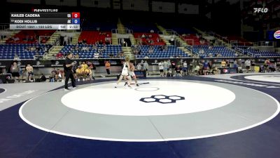 150 lbs Cons. Rd Of 32 - Kaileb Cadena, CA vs Kodi Hollis, AK