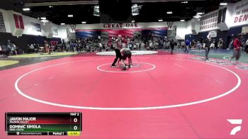 165 lbs Quarterfinal - Dominic Simola, Mira Costa vs Javon Major, Paloma Valley