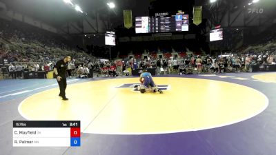 157 lbs Rnd Of 64 - Cole Mayfield, OK vs Ryan Palmer, MN