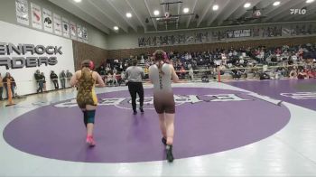 140 lbs Champ. Round 1 - Jenica Steely, Lingle-Ft. Laramie/Southeast vs Jenna Woodard, Torrington