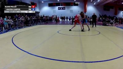 138 lbs Champ. Round 1 - Blake Pellar, Legacy Dragons vs Ashton Campos, Kellam Mat Rats