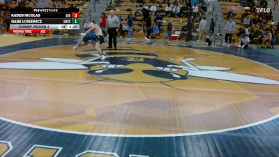 157 lbs Champ. Round 2 - Gage Losiewicz, UW-Eau Claire vs Kaden Nicolas, Augustana