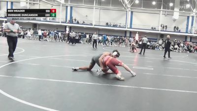 165 lbs Semifinal - Ben Weader, Virginia Tech - Unattached vs Ousmane Duncanson, Lock Haven