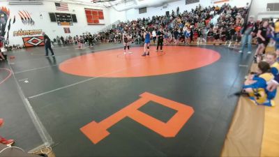 97-120 lbs Semifinal - Lucie Brisbin, Sheridan Junior High School vs Hailey Robinson, Thermopolis Middle School