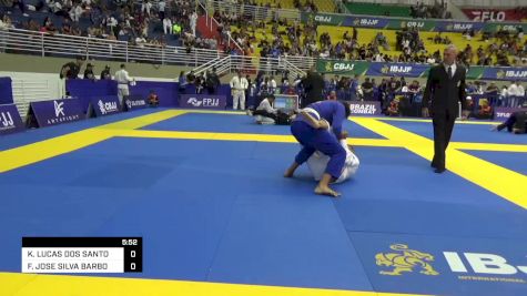 KENNYD LUCAS DOS SANTOS DUARTE vs FRANCISCO JOSE SILVA BARBOSA 2023 Brasileiro Jiu-Jitsu IBJJF