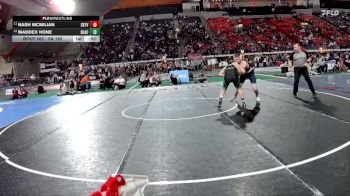 5A 165 lbs Cons. Round 2 - Nash McMilian, Skyview vs Maddex Hone, Blackfoot