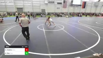 95 lbs Rr Rnd 1 - Chrystian Owens, Mohave WC vs Kael Ray, Thatcher War Eagles