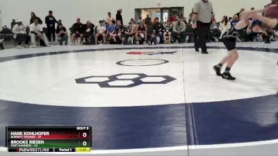 55 lbs Round 3 (6 Team) - Hank Kohlhofer, Burnett Trained vs Brooks Riesen, Fort Hammers