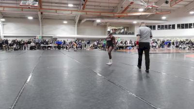 105 lbs Champ. Round 2 - Janiah Slaughter, Huntley vs Maiya Corbin, Delaware Hayes