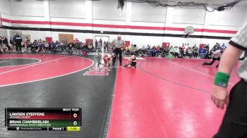85 lbs Cons. Round 1 - Brian Chamberlain, Harrisonville Youth Wrestling vs Lawsen Steffens, Jackson County