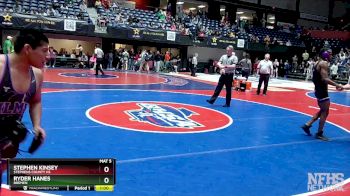 3A-144 lbs Cons. Round 2 - Stephen Kinsey, Stephens County HS vs Ryder Hanes, Bremen