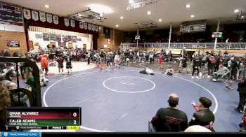 98 lbs Cons. Round 3 - Caleb Adams, Lakeland High School vs Omar Alvarez, Granger