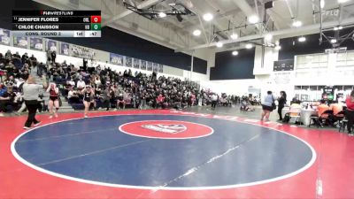 115 lbs Cons. Round 3 - Chloe Chaisson, Huntington Beach vs Jennifer Flores, Orange Lutheran
