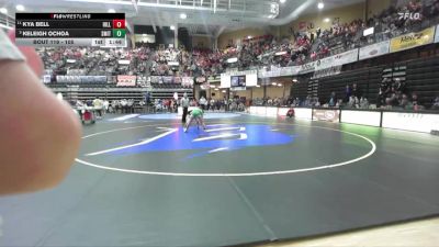 105 lbs Quarterfinal - Keleigh Ochoa, Smith Center HS vs Kya Bell, Hill City HS