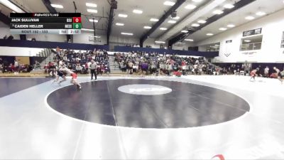 133 lbs Champ. Round 2 - Jack Sullivan, Bridgewater State vs Caiden Heller, Messiah