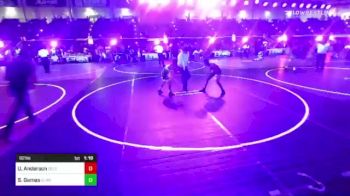 82 lbs Quarterfinal - Uriah Anderson, Delta WC vs Saunten Gamas, Glasgow WC