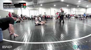 49-52 lbs Rr Rnd 3 - Reegan Perkins, Tahlequah Wrestling Club vs Dellaray Leniger, Team Nomad