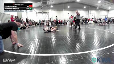 49-52 lbs Rr Rnd 3 - Reegan Perkins, Tahlequah Wrestling Club vs Dellaray Leniger, Team Nomad