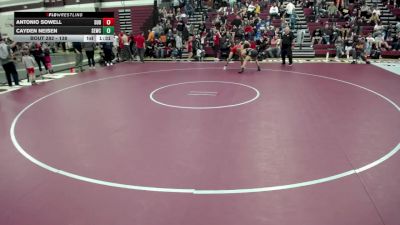 138 lbs Quarters - Cayden Neisen, Scoring Edge Wrestling Center vs Antonio Sowell, Super D