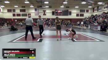 JV-1 lbs Round 1 - Belle Weets, Vinton-Shellsburg vs Brooke Walrath, Linn-Mar