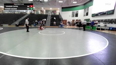 215 lbs 1st Place Match - Joaquin Capra, Blue Valley Southwest vs Turner Gilman, Carroll Wrestling Club
