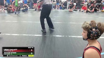 80 lbs Round 4 (10 Team) - Uriah Caullett, Glasgow WA vs Paxton Dyson, Full Circle