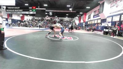 175 lbs Cons. Round 2 - Trevor Bailey, El Modena vs Nicholas Martinez, California (Whittier)