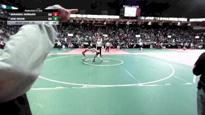 76 lbs Cons. Round 5 - Zoe Irvan, Unattached vs Miranda Hibbard, EWA2