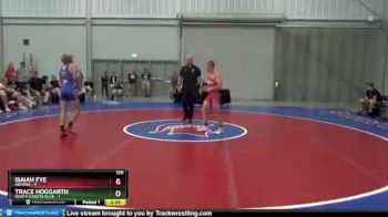 120 lbs Placement Matches (8 Team) - Isaiah Fye, Indiana vs Trace Hoggarth, North Dakota Blue