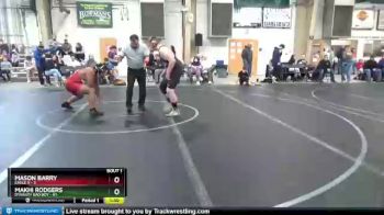 210 lbs Round 1 (4 Team) - Makhi Rodgers, Dynasty Bad Boy vs Mason Barry, Eagle X