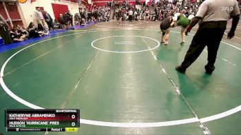 135 lbs Quarterfinal - Hudson `hurricane` Press, Palo Alto Hs vs Katheryne Abramenko, Half Moon Bay