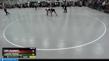 138 lbs Cons. Round 7 - Cory Velasquez, Team Tulsa Wrestling Club vs Landon Thomas, Michigan West Wrestling Club