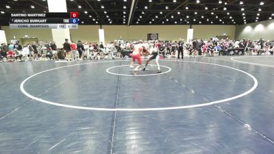 126 lbs Cons. Quarters - Santino Martinez vs Jericho Burkart, Threestyle