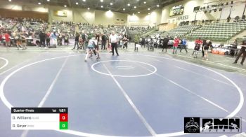 114 lbs Quarterfinal - Djoser Williams, Gladiator WC vs Ryder Geyer, Roseburg May Club