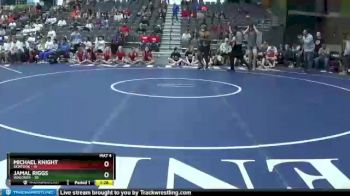 220 lbs Quarterfinals (8 Team) - Jamal Riggs, Wagoner vs Michael Knight, Skiatook