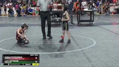 40 lbs Champ. Round 1 - Liam Detwiler, Herington vs Judah Fitzpatrick, Lawrence Elite Wrestling Club