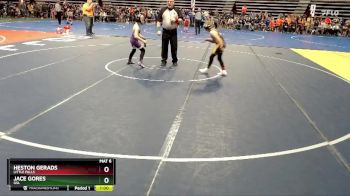 85 lbs Quarterfinal - Jace Gores, GSL vs Heston Gerads, Little Falls