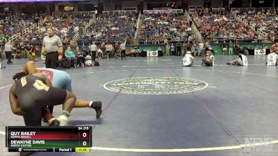 3A 215 lbs Cons. Round 1 - Quy Bailey, North Iredell vs Dewayne Davis, North Gaston