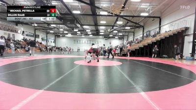 157 lbs Semifinal - Michael Petrella, Baldwin Wallace vs Dillon Raab, Lakeland University