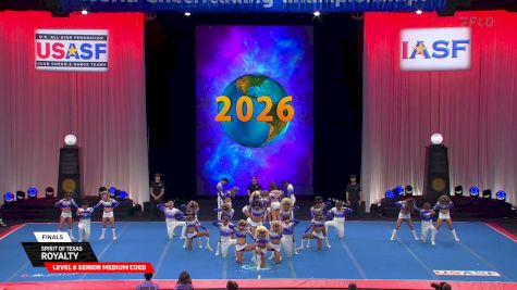 Spirit of Texas - Royalty [2026 L6 Senior Medium Coed Finals] 2026 The Cheerleading Worlds