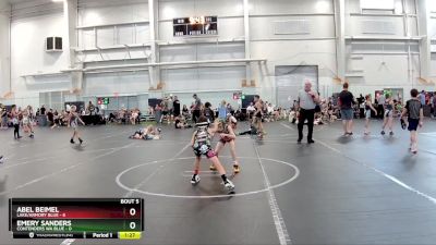 52 lbs Round 2 (6 Team) - Emery Sanders, Contenders WA Blue vs Abel Beimel, Lake/Armory Blue