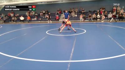 109-120 lbs Cons. Round 3 - Bentley Cusatis, Elevate Wrestling Academy vs Cade Kunkel, Twin River Wrestling Club