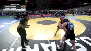 6A/5A Girls 130 Cons. Round 2 - Cadence Fineran, McNary Girls vs Lindsey Faulkner, Dallas Girls