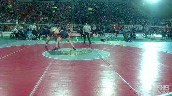 3A 182 lbs Quarterfinal - Blaise Turner, American Falls vs Adam Rushton, McCall-Donnelly