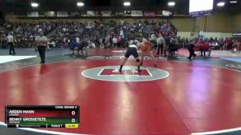 170 lbs Cons. Round 2 - Arden Mann, Legend vs Benny Grossetete, Skyview