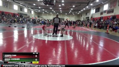 55 lbs Round 4 - Joseph Cain, Maple Lake vs Brekk Huebner, MAHACA