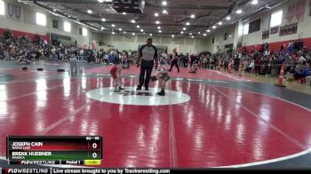 55 lbs Round 4 - Joseph Cain, Maple Lake vs Brekk Huebner, MAHACA